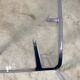 Pair of transparent polycarbonate chairs