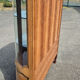 Large curved display cabinet in cherry wood in Louis XV style – 20th century