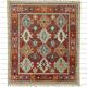 Handwoven Turkish Rustic 257 cm x 303 cm Multicolor Wool Carpet
