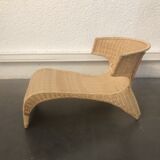 Rattan chaise longue Monika mulder