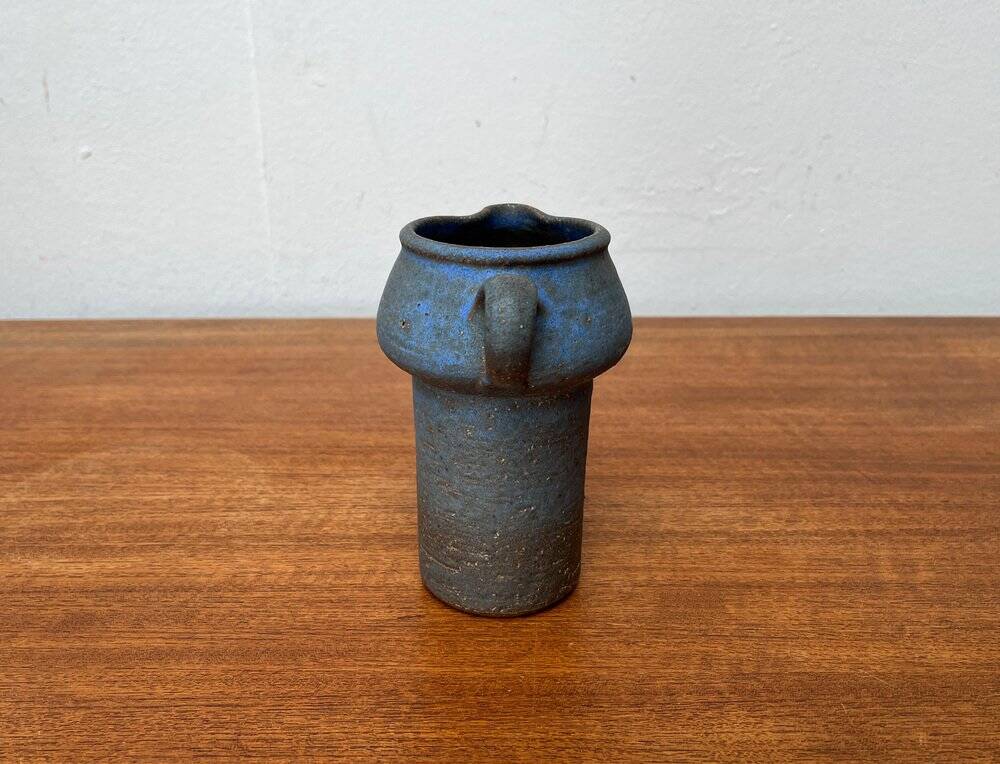 Studio pottery vase by Theodor Bogler for Maria Laach, mid-century German, 1960s.