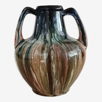 Vase à deux anses en grès