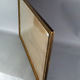 Old frame wood stucco gilding original 67x42 foliage 63x38 cm + glass SB