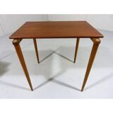 Set of 3 teak nesting tables - by Opal, German design (1950s)