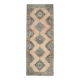 1960s Turkish hand-knotted runner rug 145x385