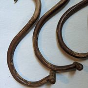 Lot de patères bois courbé de style Thonet