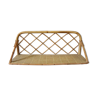 Rattan wall shelf