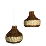 Pair of vintage pendant lights