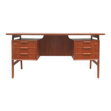 Bureau en teck, années 1960