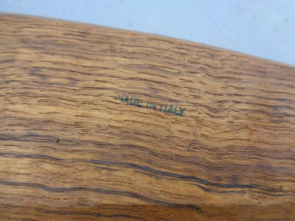 Large Italian Wooden Bowls by Fulgenzi, 1960s, Set of 2