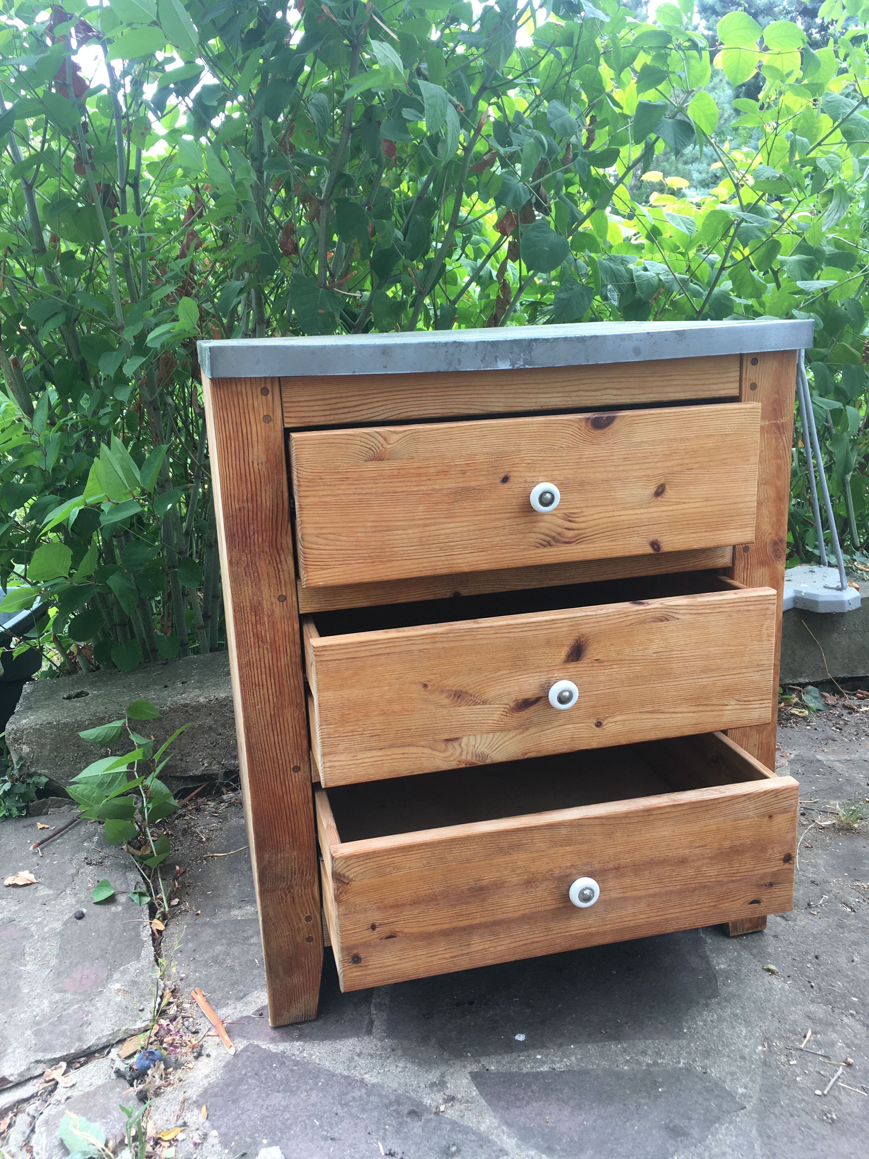 Florist furniture on zinc