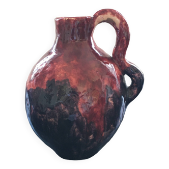 Purple artist vase