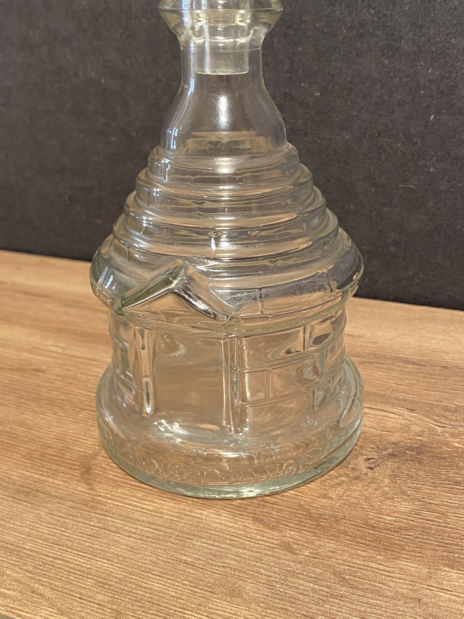 Glass bottle marked sisto liquor antica specialita del trulli