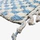 Tapis Graphique Bleu Contemporain - 295 x 261 cm