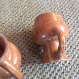 Series of 3 cups in sandstone