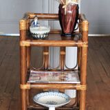 Bamboo & rattan shelf