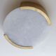 Large Melange ceiling light Brass & Natural Alabaster Kelly Wearstler