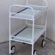 Vintage metal trolley from the 50s