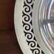 Art Deco silver metal dish