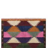 Vintage Turkish Oushak Rug Handwoven 115x145 cm