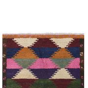 Tapis vintage turc de oushak tissé à la main 115x145 cm