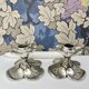 Pair of flower candlesticks
