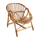 Fauteuil coquille rotin enfant