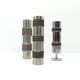 Set of three brutalist metal vases by BMF – Germany, 1970s