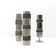Set of three brutalist metal vases by BMF – Germany, 1970s
