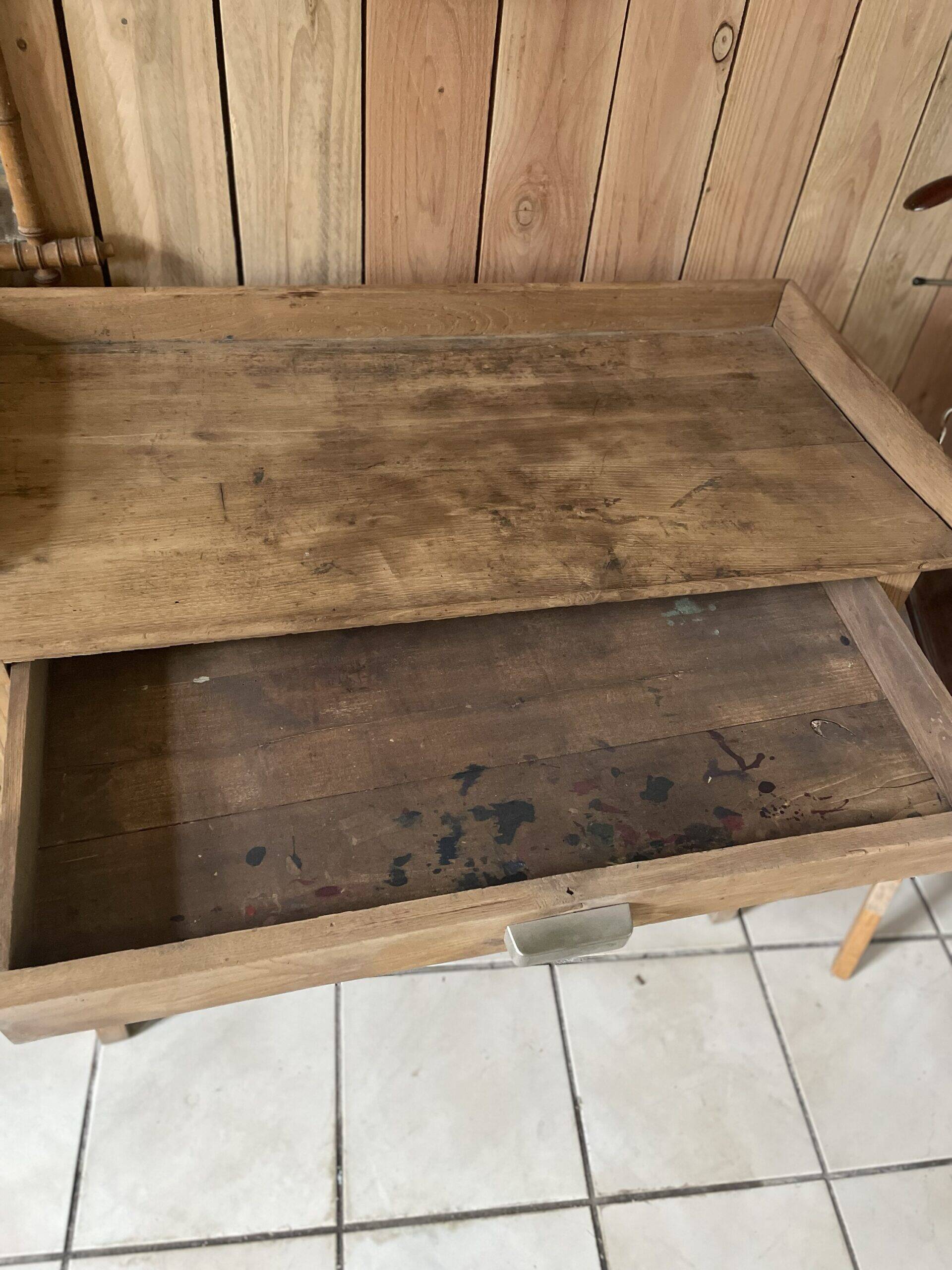 Bureau d’atelier en bois