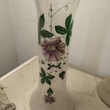 Vase verre émaillé