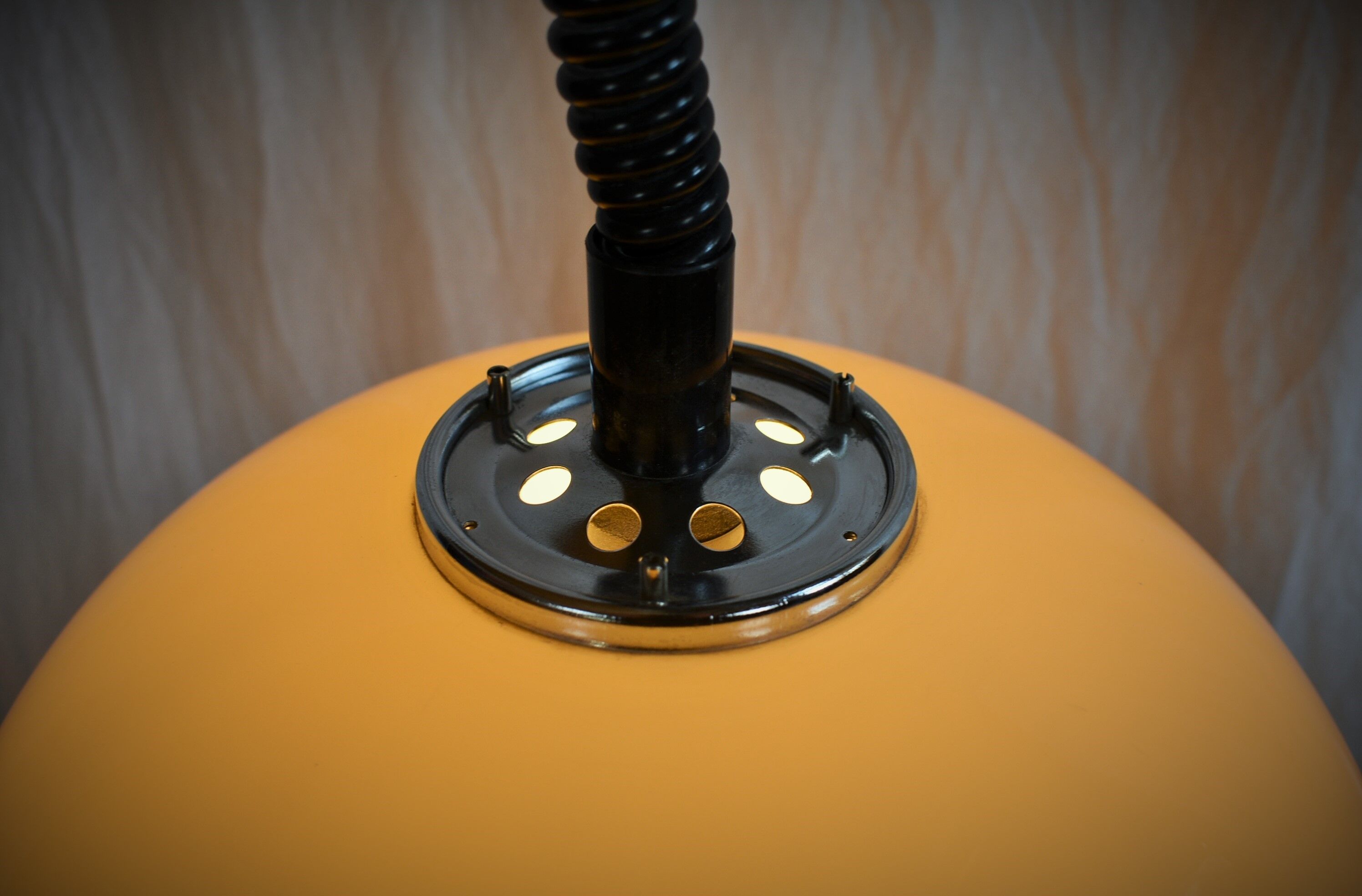 Meblo hanging lamp by Harvey Guzzini, 1970