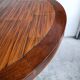 Round table + 4 chairs solid wood elm and bamboo set mag room furniture