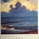 Original poster after Piet MONDRIAN, By the sea, Yale University, 1988