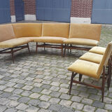Bench modular Danish 50/60s by Finn Juhl