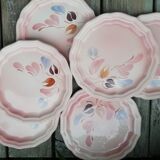 Lot de 6 assiettes à dessert salins