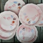 Lot de 6 assiettes à dessert salins