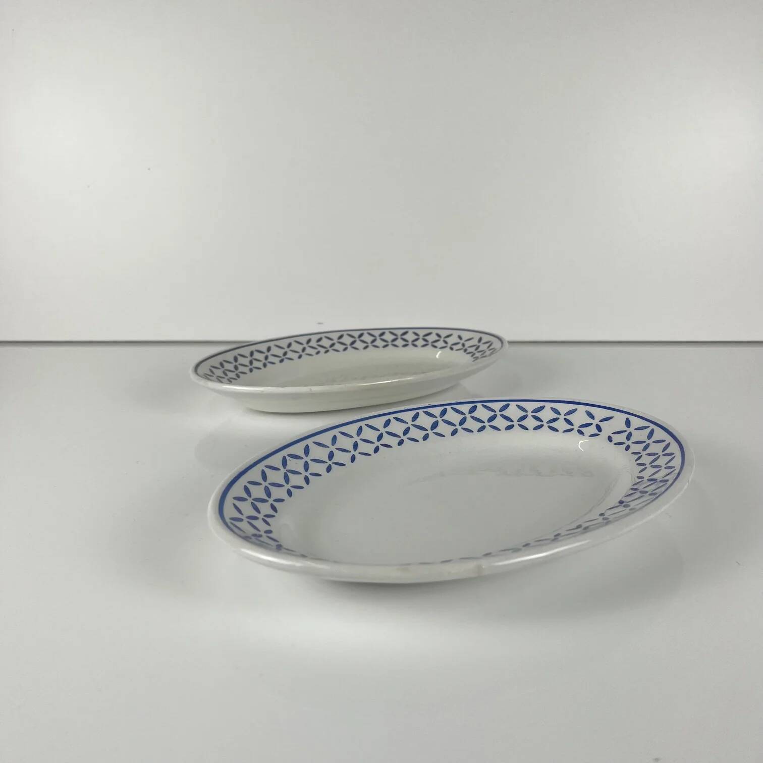 Duo de ravier KG Lunéville modèle "Kleber", milieu XXe siècle