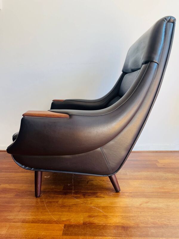 Fauteuil avec Cendrier par Henry Walter Klein pour Bramin Møbler, 1969