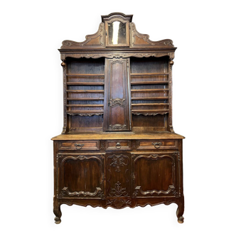 Louis XV period clock dresser in solid wood circa 1750