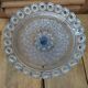 Cake display fruit basket Lace old blue glass dp 0422045