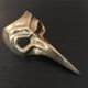 Press paper mask Venetian brass