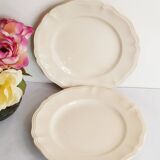 Plates in Terre de Fer earthenware from Sarreguemines