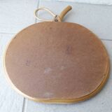 Rattan apple mirror