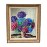 Tableau ancien motif fleurs