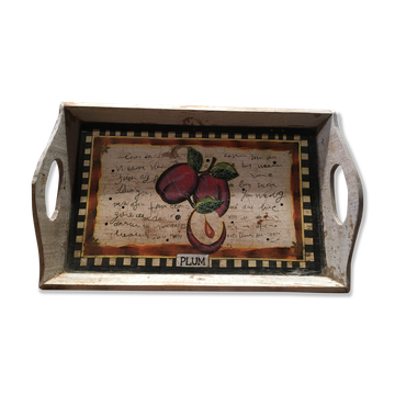 Wooden top "Plum" for decoration