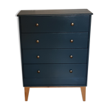 Commode scandinave bleu ganne