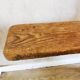 19th century wooden school bench