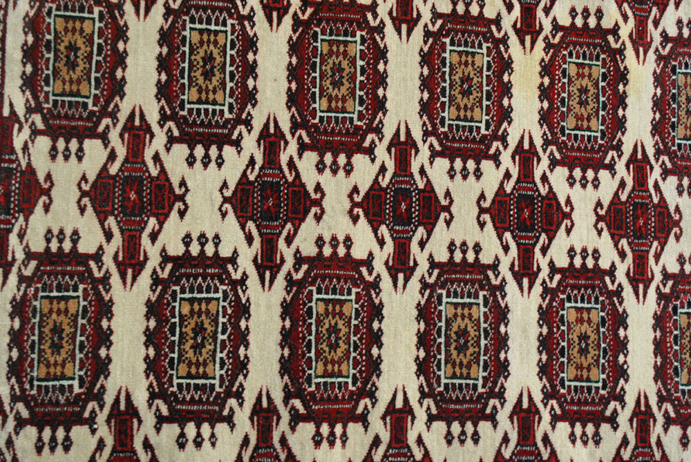 Authentic Persian Torkaman rug 105x90cm