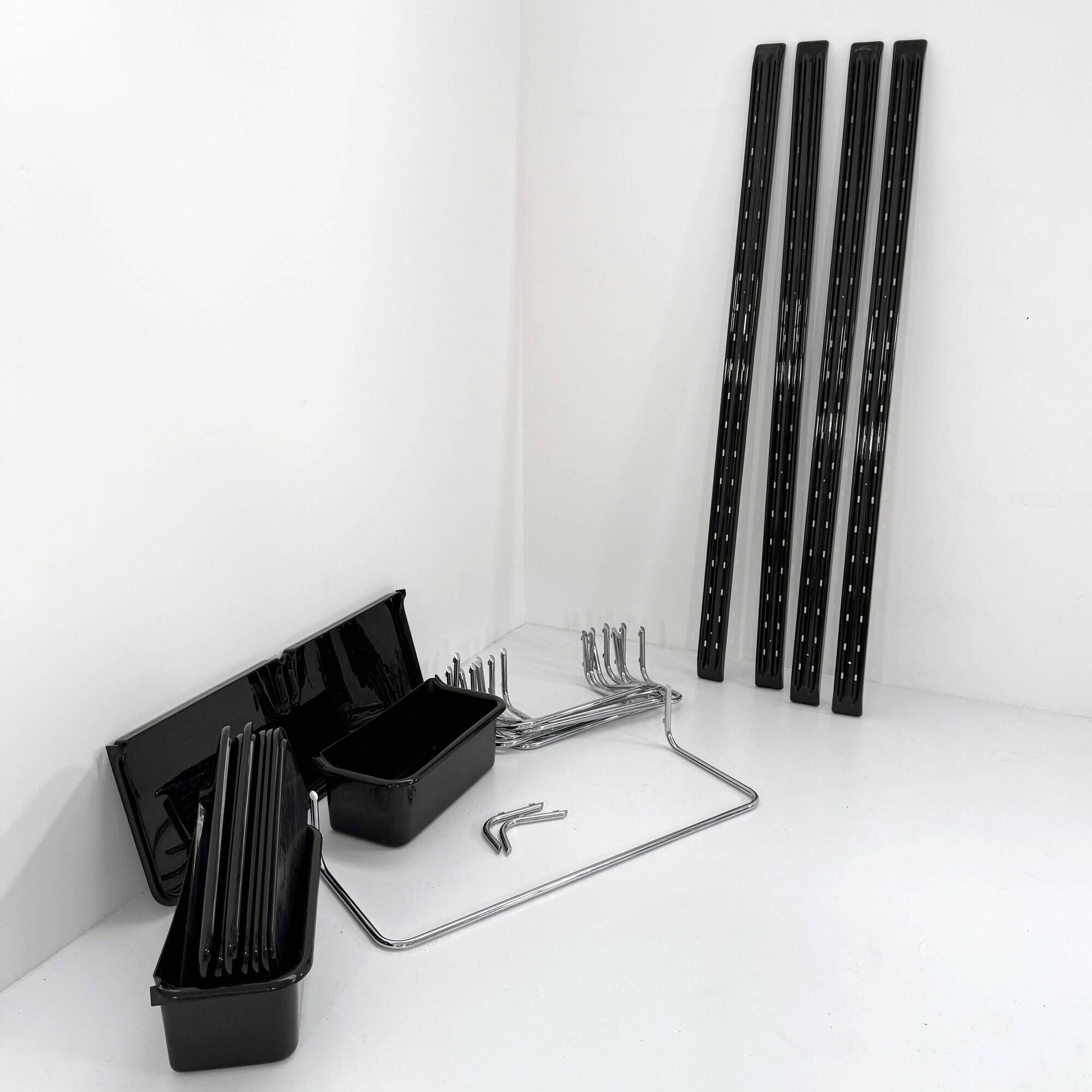 Speedy modular shelving unit by Alberto Rosselli for Saporiti, 1970